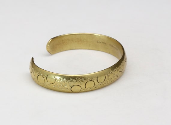 Vintage brass cuff bracelet online