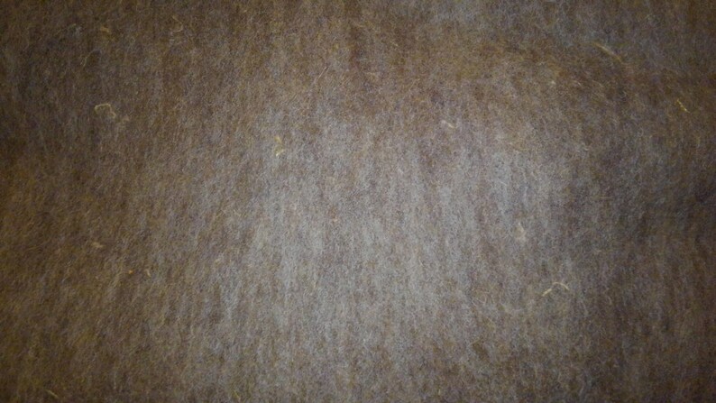 45x72 Wool Brown Batting for quilts or felting