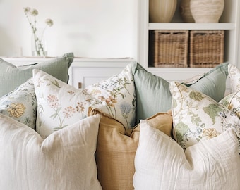 Interior design service. Pillow selections chosen for you!  home decor design, home decor pillows, decorate my home, bedroom or living room.