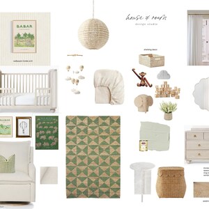 Servicio de diseño electrónico de guarderías personalizadas: Diseño de interiores virtual