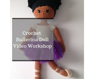 Atelier vidéo de poupée ballerine au crochet