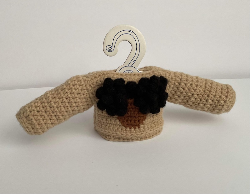 Pattern Bundle Crochet Doll Sweaters One & Two Puff Doll Sweater Pattern image 4