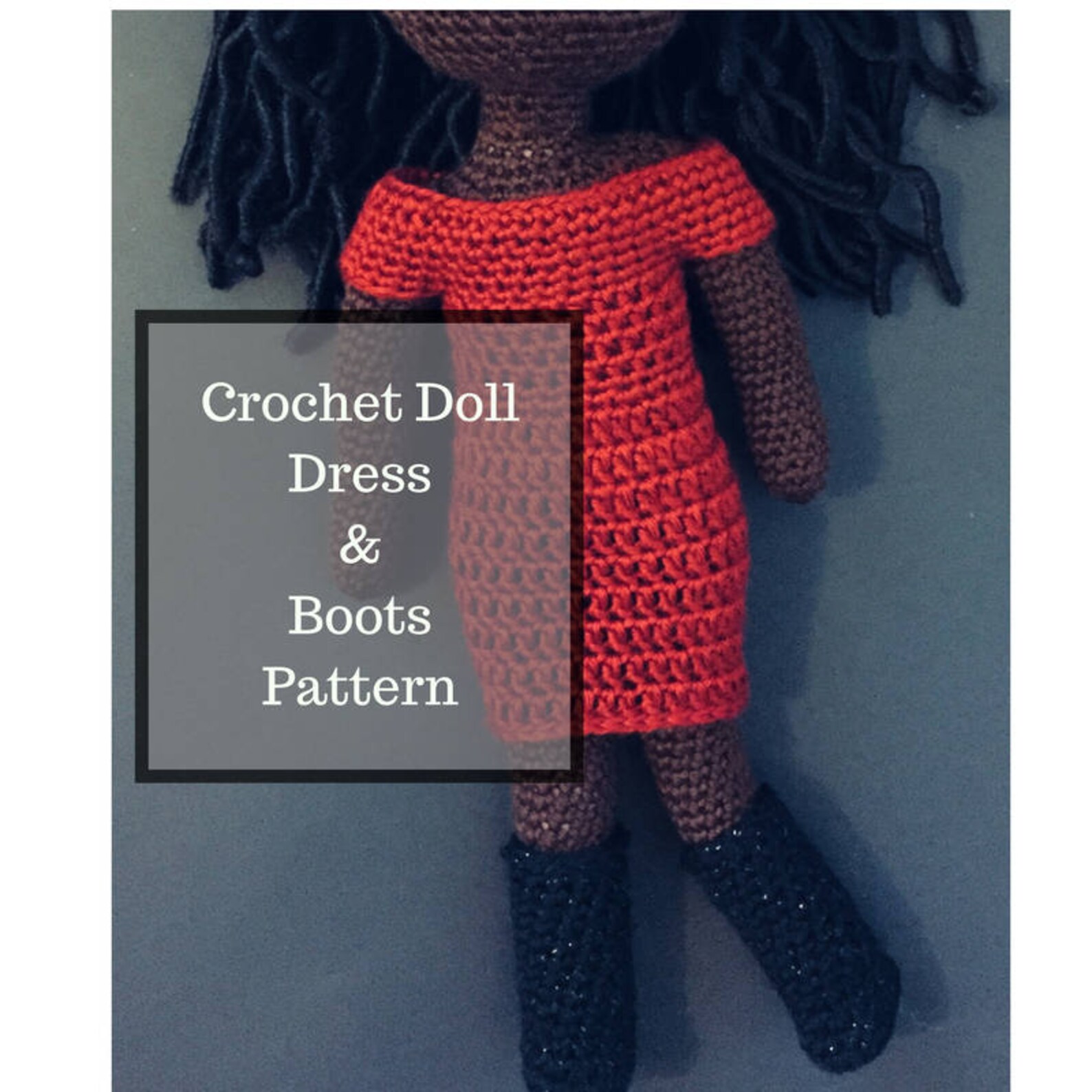 Crochet Doll Dress and Boots Pattern - Etsy