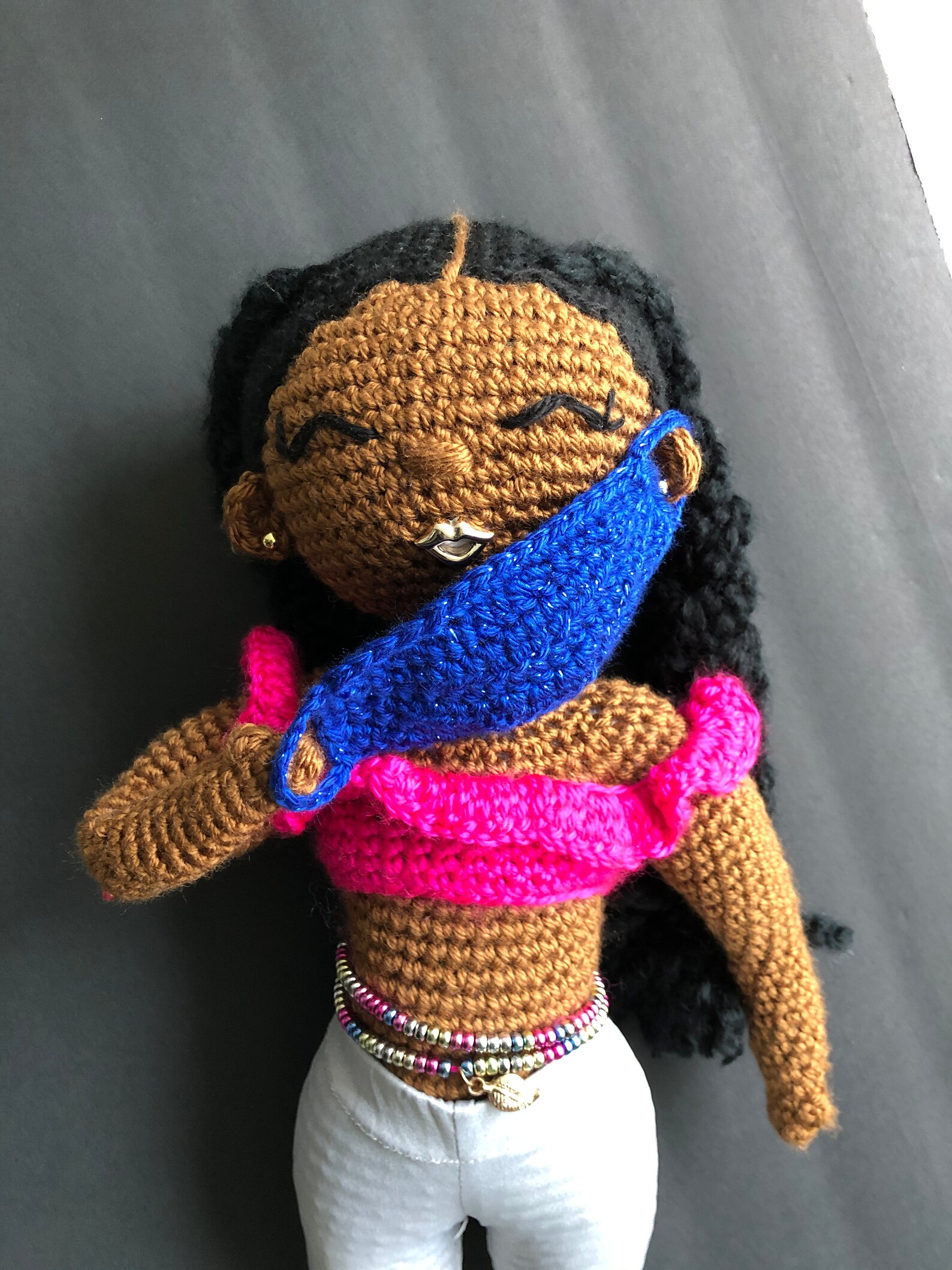 Crochet Doll Face Mask Etsy