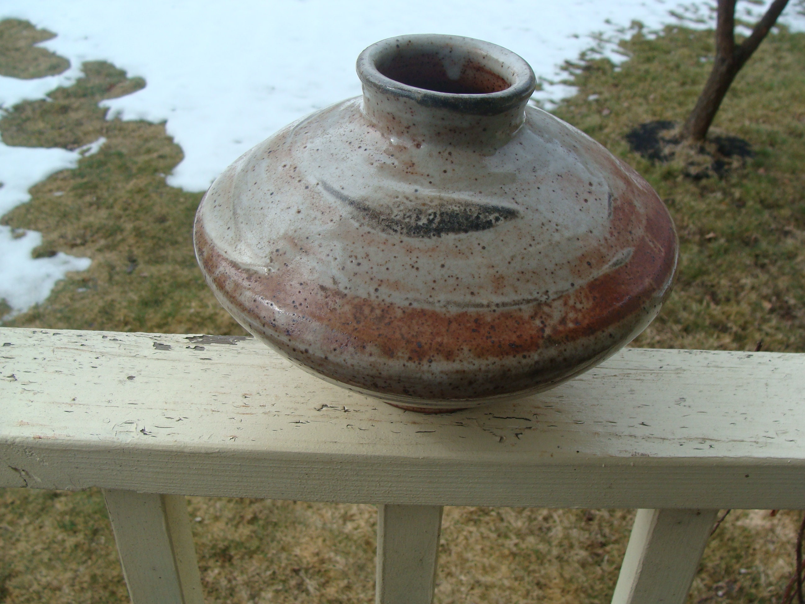 Studio Art Pottery Vase Herb Cohen or Herb Cohen Type With Ox Etsy