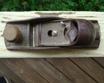 Vintage Smooth Bottom Woodworking Wood 
