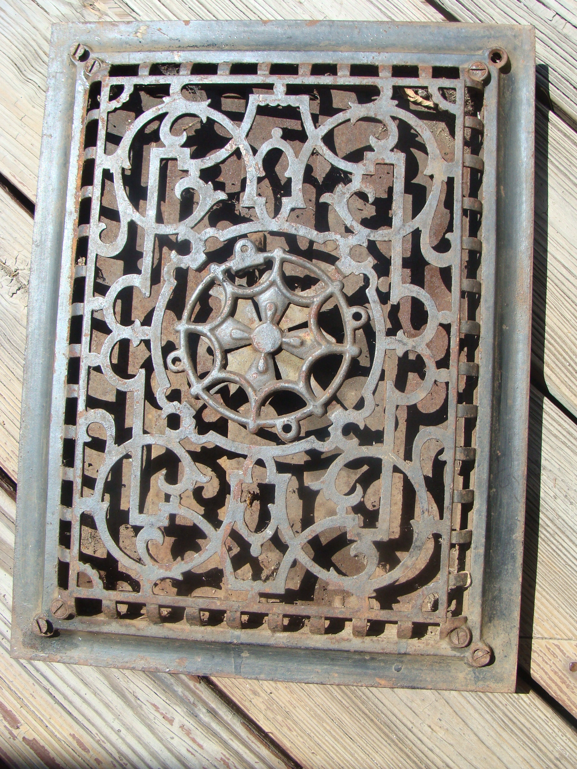 Antique Cast Iron Metal Wall Heat Heating Register Grate Vent - Etsy Israel
