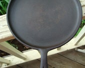 Cast Iron Pancake Griddle Hot Cake Skillet Unmarked Griswold Wagner 8 Type No 8 Cast Iron Griddle 8