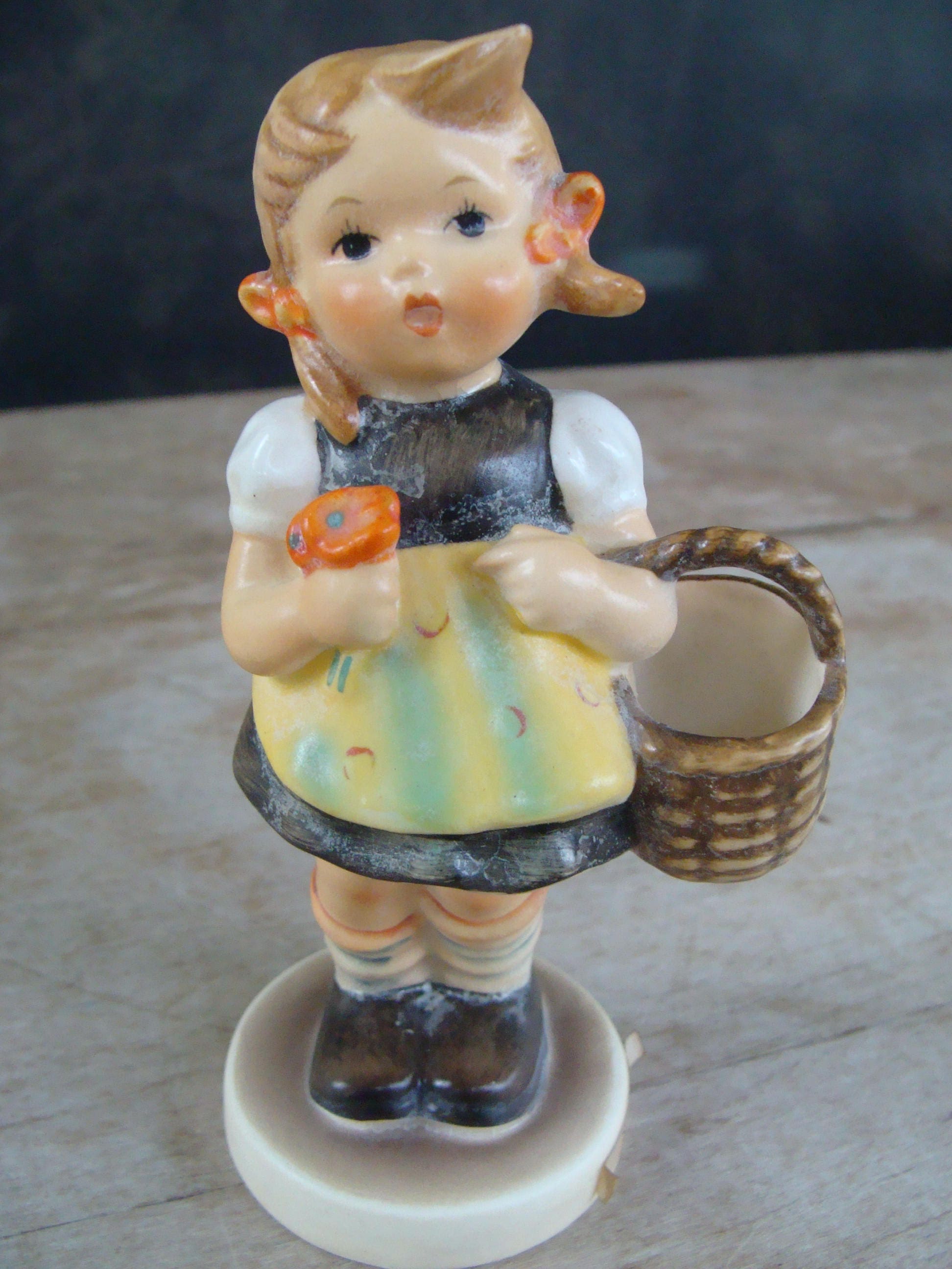 Vintage German Painted Porcelain Figurine Goebel Hummel | Etsy