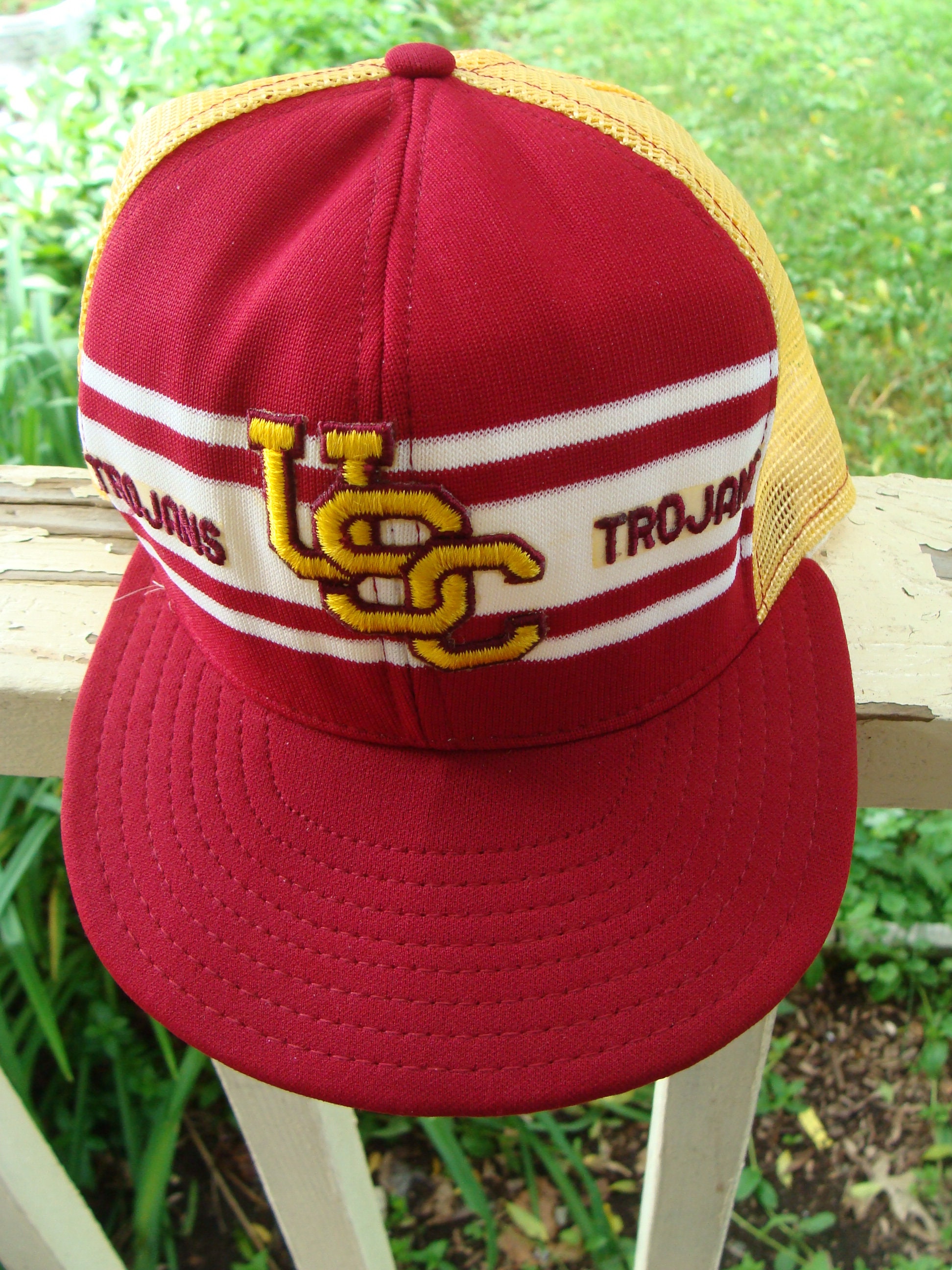 Women's '47 White USC Trojans Casey MVP Trucker Snapback Hat