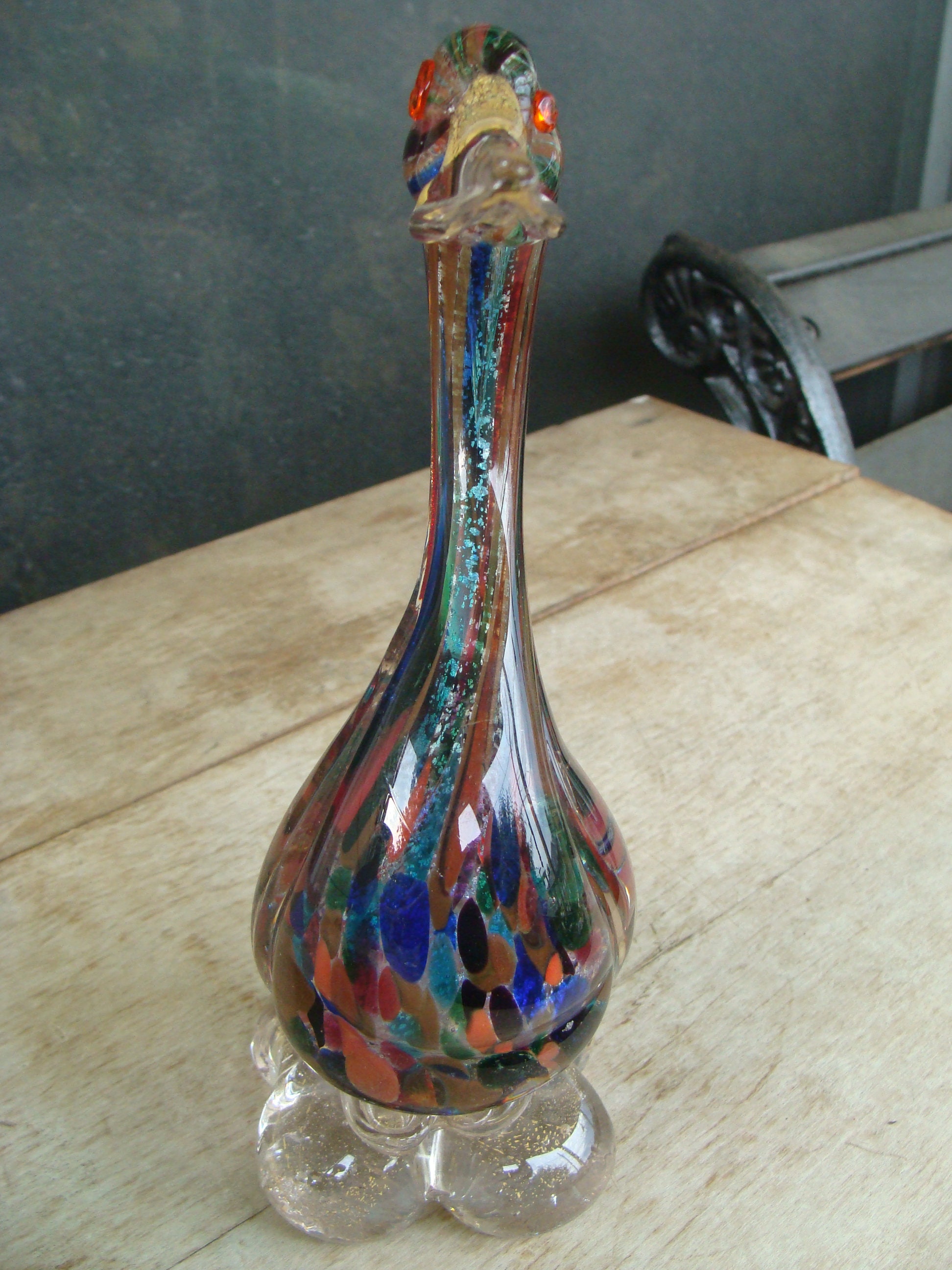 Vintage Italian Murano Hand Blown Art Glass Sculpture Etsy
