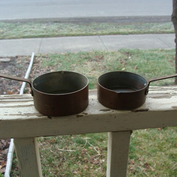 Copper Pot With Two Handles Etsy