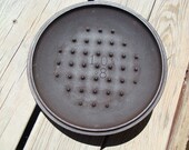 Cast Iron Self Basting Lid For Cast Iron Skillet Chicken Fryer Or Dutch Oven No8 Lid 10-1 4 quot -Lid Only- Cast Iron Self Basting Drip Lid 8