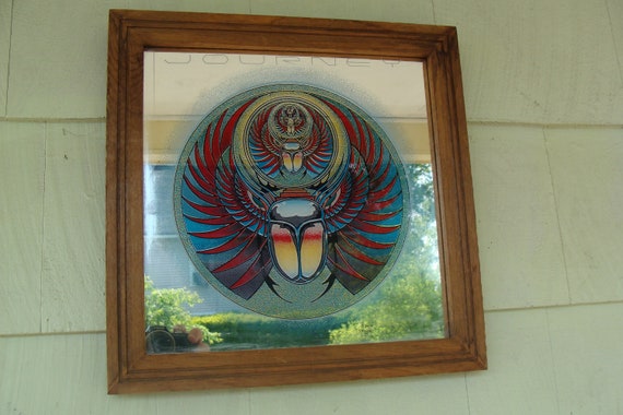 Vintage Journey Flying Scarab Mirror Carnival Prize Mirror Nightmare Artist  and Friends S Mouse 1981 Original Mirror Co Don't Stop Believing - Etsy  Norway