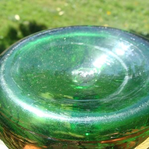 Antique Early American Pattern Glass Green Delaware Water Pitcher and ...