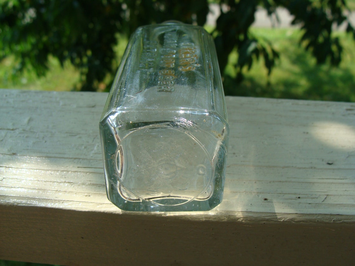 Old Extract Natural Remedy Medicine Bottle From Baker Extract Etsy