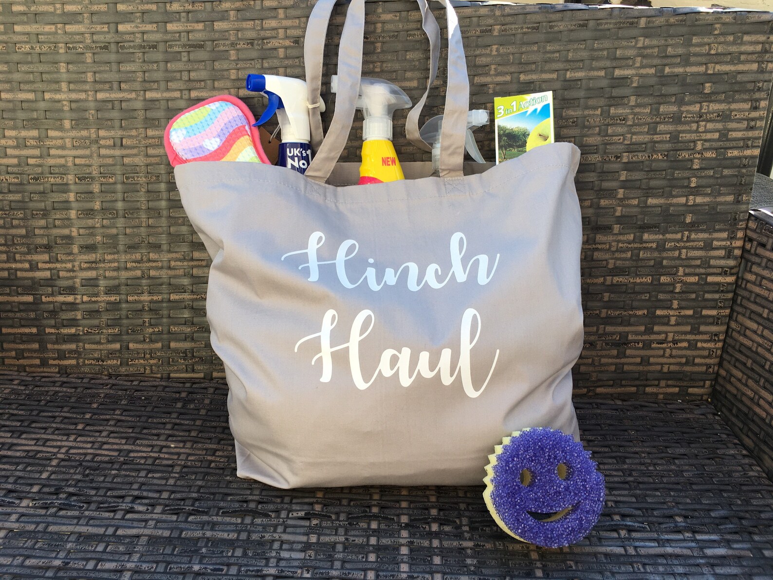 Hinch Haul Large Organic Cotton Tote Bag / Shopping Bag Etsy