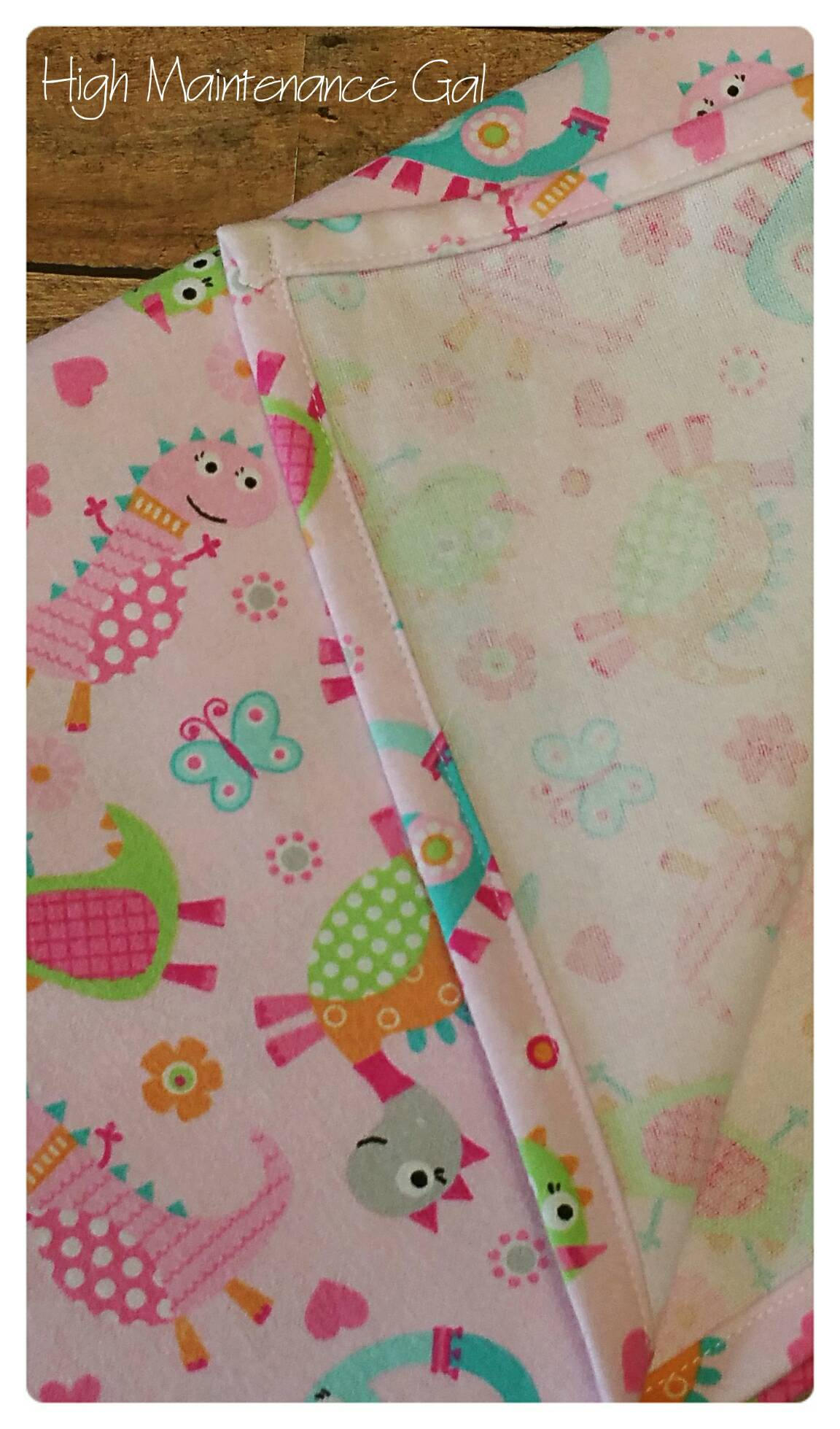 Rosa dinosaurios ligera manta frazada de bebé Babyshower | Etsy