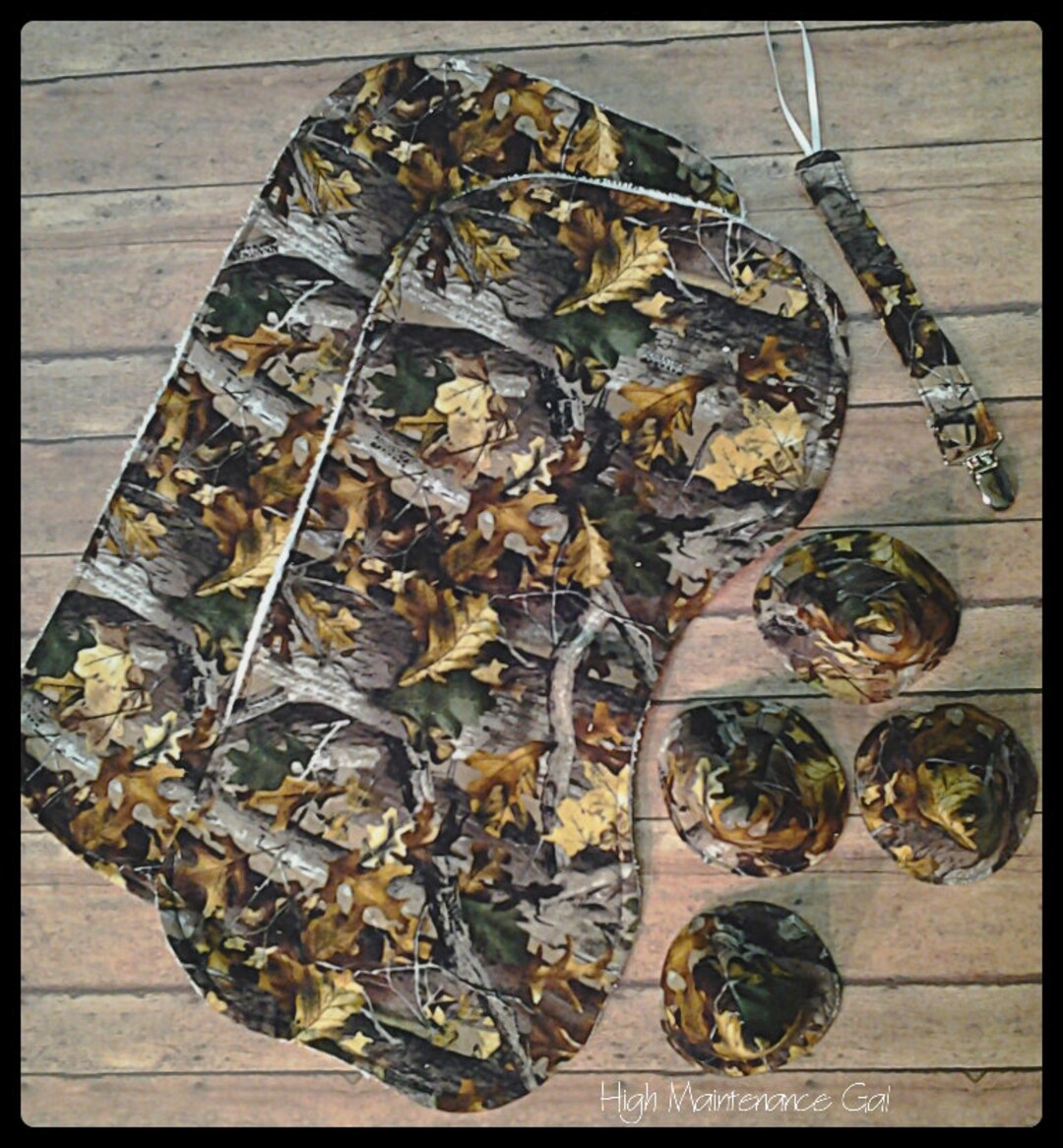 Camo Nursery Decor Nursery Design Idea Contoured Burp Cloth Etsy