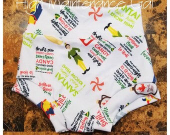 Baby Bummies Christmas Shorts Unisex Diaper Cover bloomers gender neutral clothes baby shower gift Christmas birthday outfit