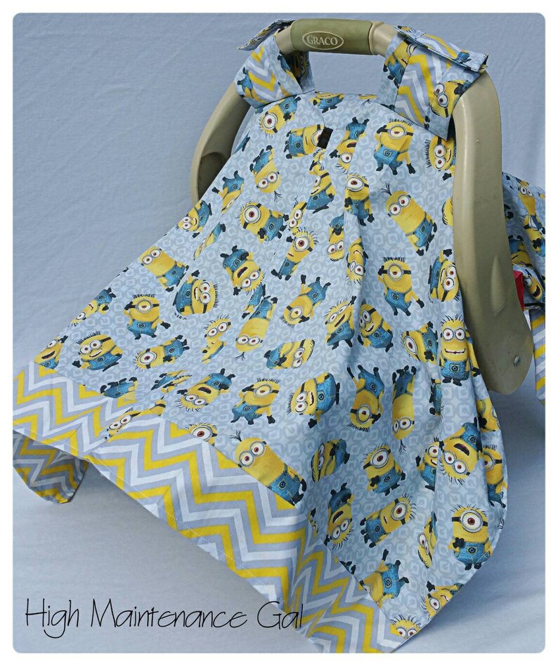 Cat Canopy Minions Themed Cover Uni Carrier Babyshower Gift Idea Nursery Design Baby Tent