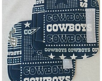 Cowboys themed carseat strap covers, Carseat neck straps, Babyshower gift idea, Nursery design idea, Carrier strap cover, Boy neck straps