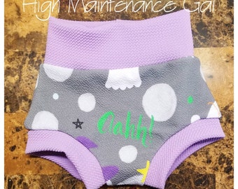 Ghost Bummies, Halloween Baby Girl Shorts, Halloween Costume