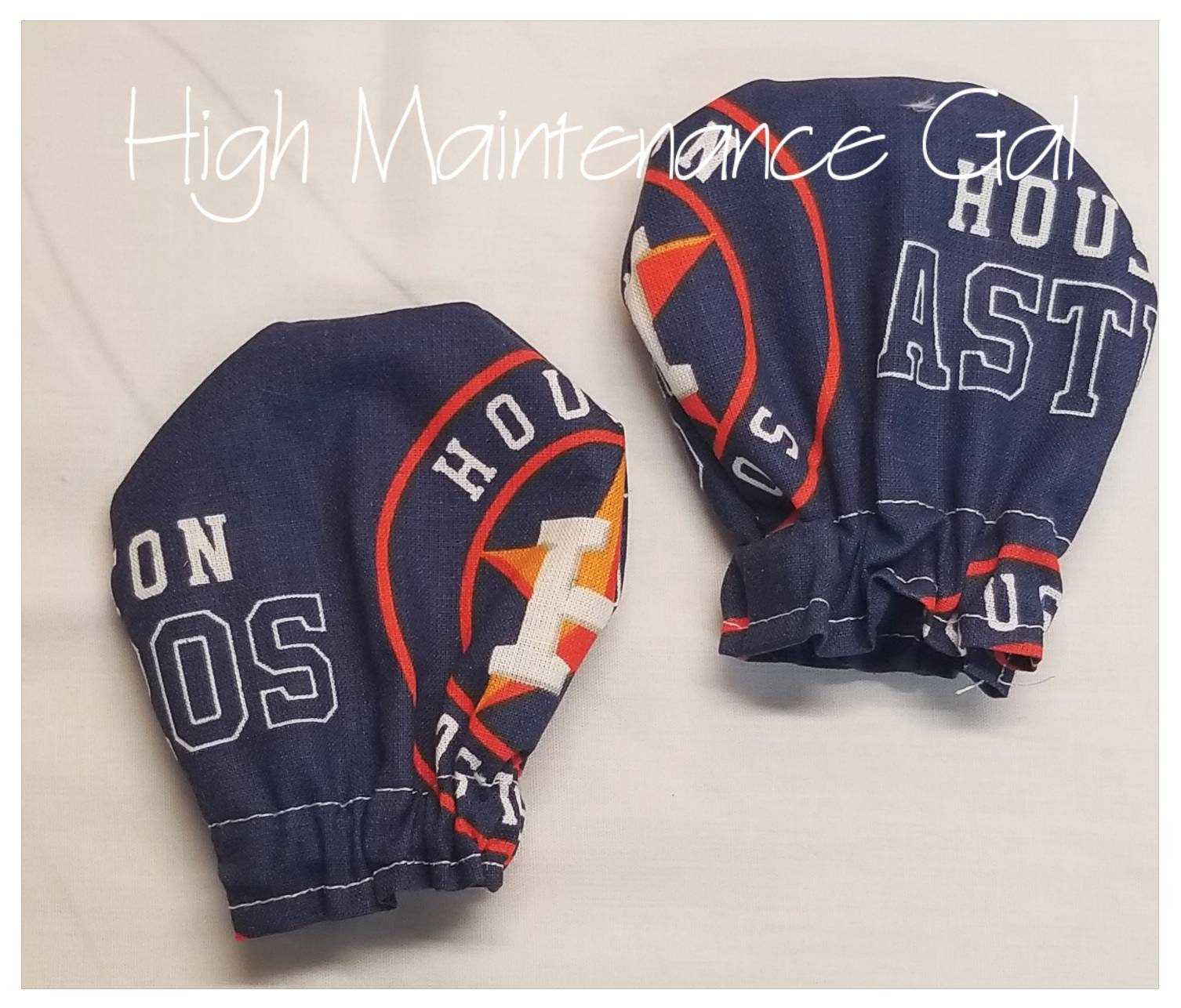 Houston Astros Baby Mittens, Cotton No-Scratch Infant Gloves, Newborn Accessory