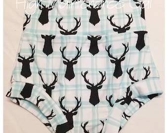 Deer Bummies Boy Diaper cover Hunting bloomers boy clothes clothing birthday outfit babyshower gift daddys boy