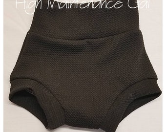 Black Bummies Diaper Cover Shorts: Soft, Gender Neutral Baby Bottoms