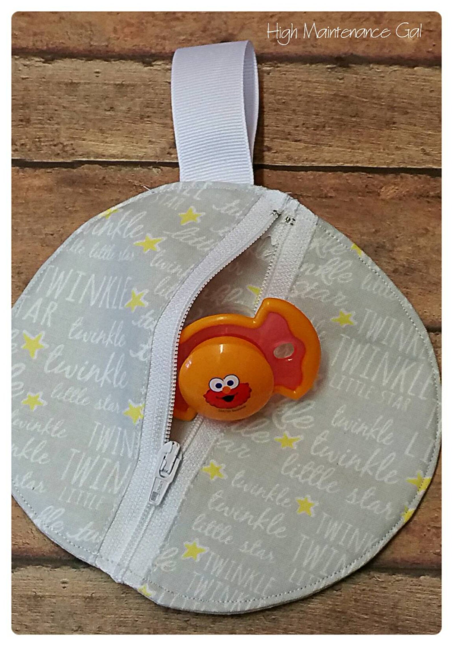 Nursery Design Idea Binky Holder Pacifier Pouch Babyshower Etsy