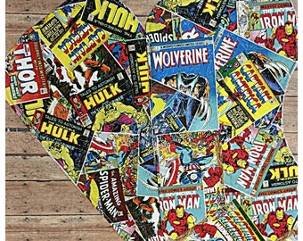 Marvel comic themed contoured burp cloth, Expecting dad gift, Set of burp clothes, Babyshower gift idea, Nursery design idea, Baby burpies
