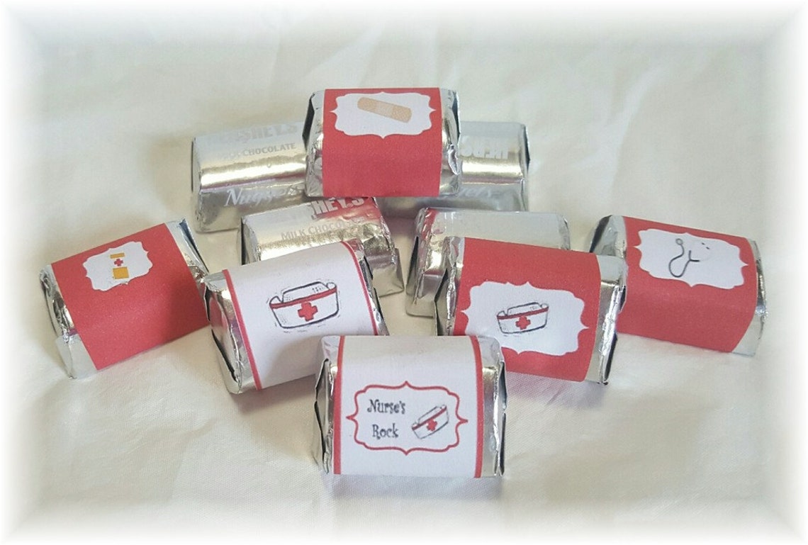 Nurse Printable Hershey Nugget Candy Wrappers Favors Party - Etsy