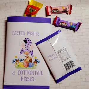 Osterwichtel Geschenktüte zum Ausdrucken, DIY Frühling 2 Größen