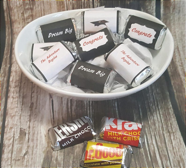 DIY Graduation Printable Mini Hershey candy wrapper
