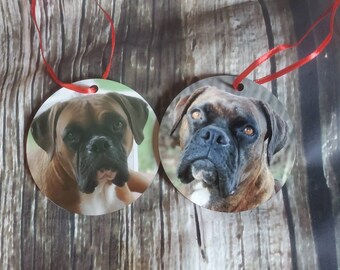 Custom photo ornament gift pet children