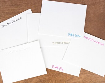 100 Custom Personalized Notecards and Stationary - Qty 100