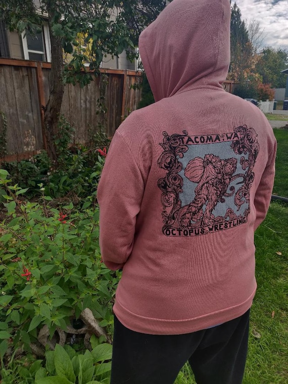 Unisex Tacoma Octopus Wrestling Hooded Sweatshirt