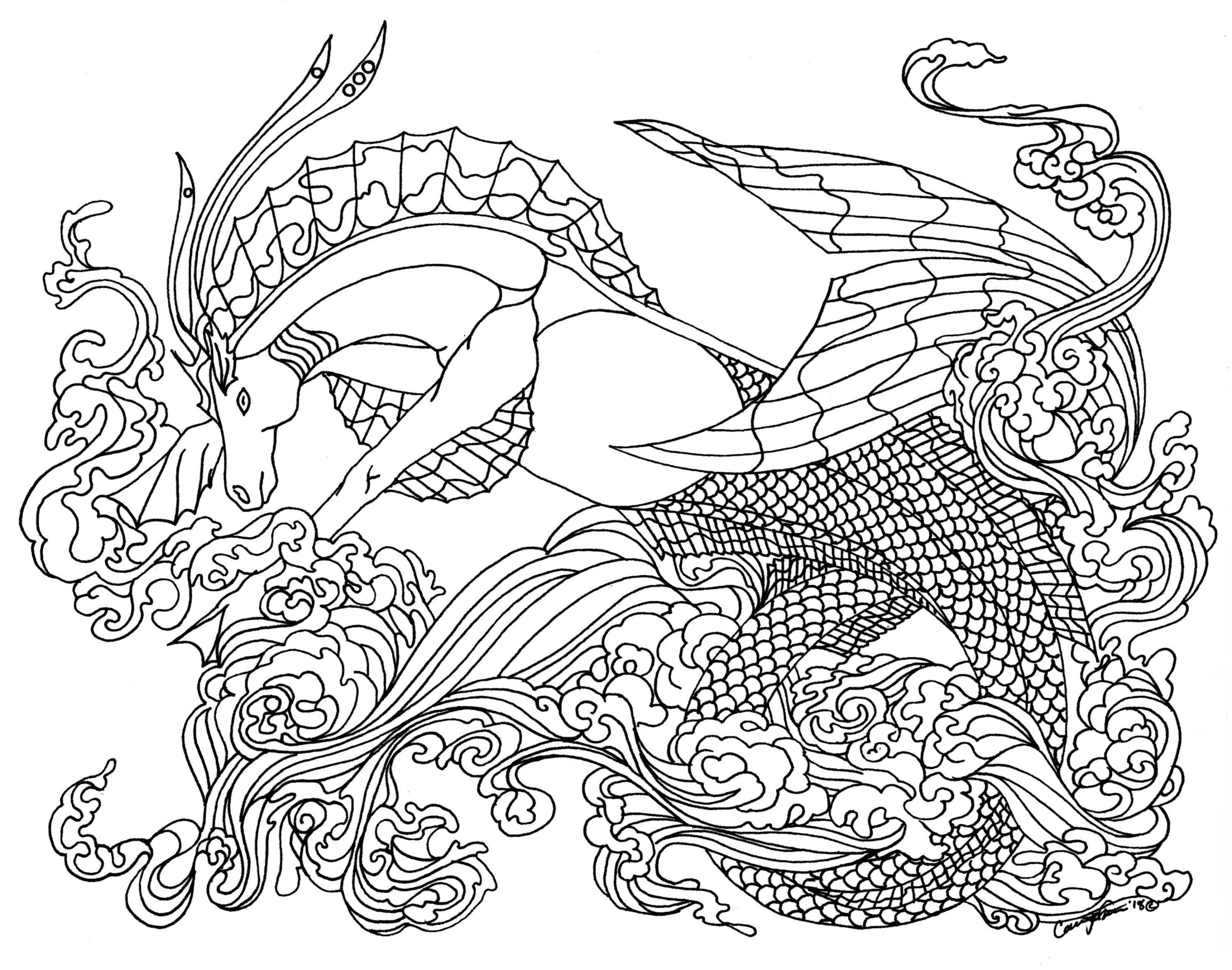 No, You Color It In! Mythical Beasts Coloring Book