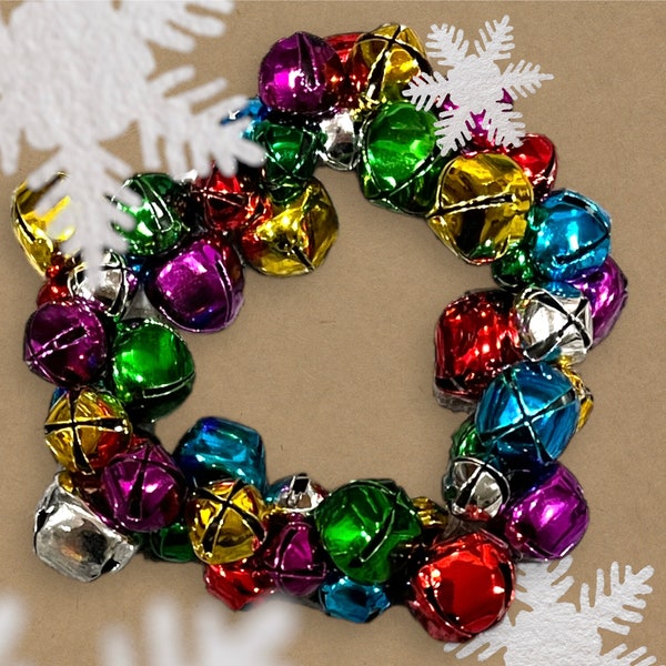 Jingle bells bracelet Christmas bell bracelets festive jingle bell jewelry holiday jingle bell bracelet Mardi Gras bracelet for women