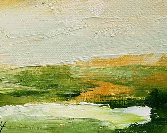 Original ÖlMiniatur Gemälde- ACEO Kunst- Landschaft 172- ATC OriginalGemälde- Geschenk für sie ihn- erschwingliche Kunst- kleine Kunst-Landschaft Kunst