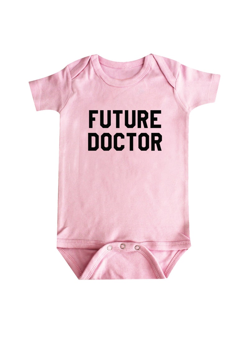 Baby Girl Future Doctor Baby Clothes Bodysuit Funny Baby Clothes Baby Shower Gift Baby Boy Baby Doctor