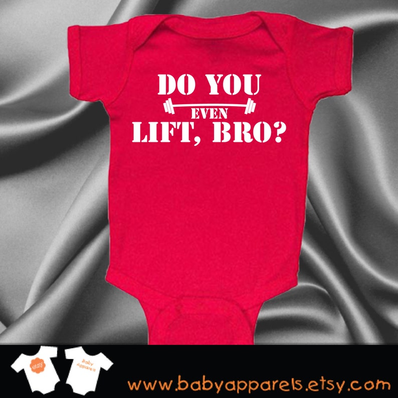 Baby Work out One-piece Newborn Baby gift Do you lift bro Baby Clothing Baby Workout Bodysuit Funny Baby Clothing Work out Clothes #93