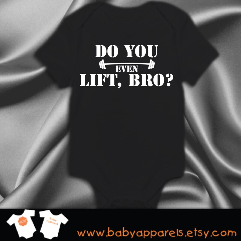 Baby Work out One-piece Newborn Baby gift Do you lift bro Baby Clothing Baby Workout Bodysuit Funny Baby Clothing Work out Clothes #93
