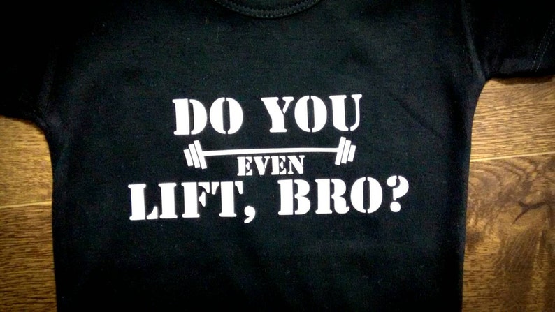 Baby Work out One-piece Newborn Baby gift Do you lift bro Baby Clothing Baby Workout Bodysuit Funny Baby Clothing Work out Clothes #93