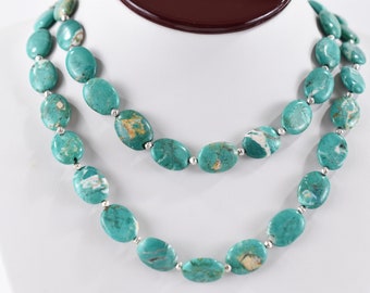 Fabulous 22-24" Adjustable Double Strand Mixed Materials Necklace