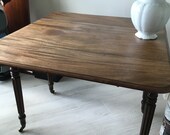 Circa 1880 Pembroke style table 36 x 38 x 20 wide with the leaves down with the leaves open it is 39 will consider offers.