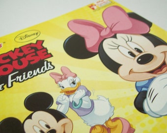 Notebook, 5.75 X 8.00, 100 Sheets, Upcycled, Recycled, Minnie Mouse Fruit Snacks, Many Uses, Drawing, Writing, Gift, Handmade, Journal