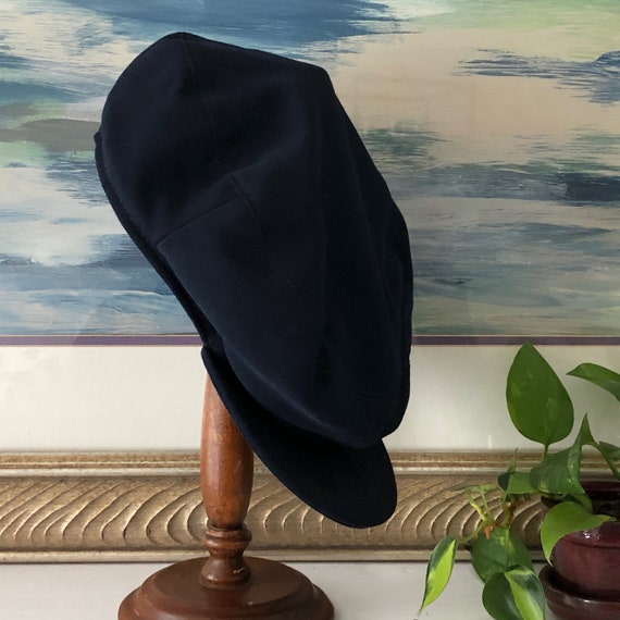 Blue Hat Navy Blue Cap Vintage Distressed Women's… - image 8