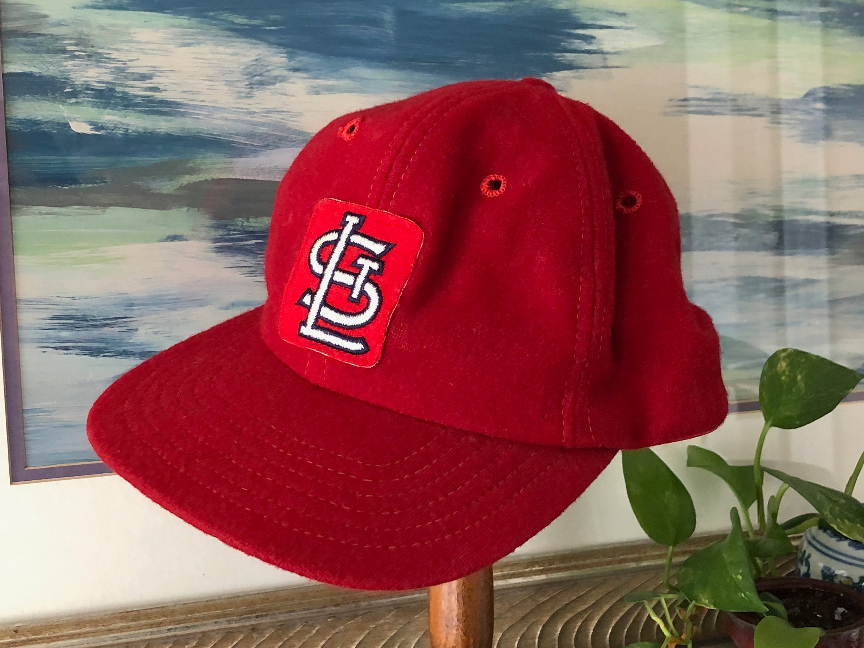 Cardinals Hat STL St. Louis MLB Baseball Red White Vintage New